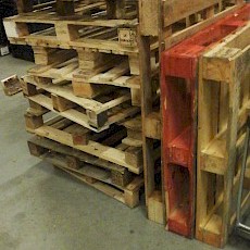 wegwerp pallets