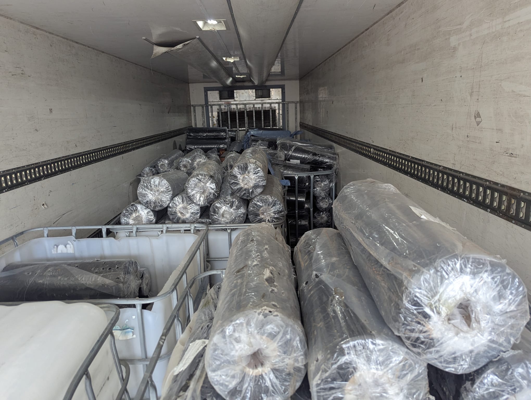 LDPE folie rollen in kooien